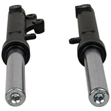 15" Set Front Shock Absorber Assembly - Designed for 50cc Jonway YY50QT-21, Gy6 50cc, Scooter Moped - Left & Right Shocks (Black)