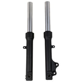 15" Set Front Shock Absorber Assembly - Designed for 50cc Jonway YY50QT-21, Gy6 50cc, Scooter Moped - Left & Right Shocks (Black)