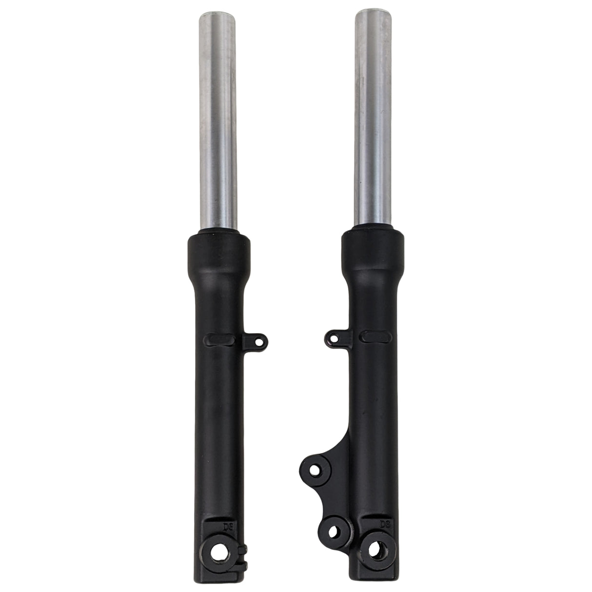 15" Set Front Shock Absorber Assembly - Designed for 50cc Jonway YY50QT-21, Gy6 50cc, Scooter Moped - Left & Right Shocks (Black)
