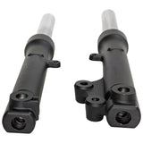 15" Set Front Shock Absorber Assembly - Designed for 50cc Jonway YY50QT-21, Gy6 50cc, Scooter Moped - Left & Right Shocks (Black)