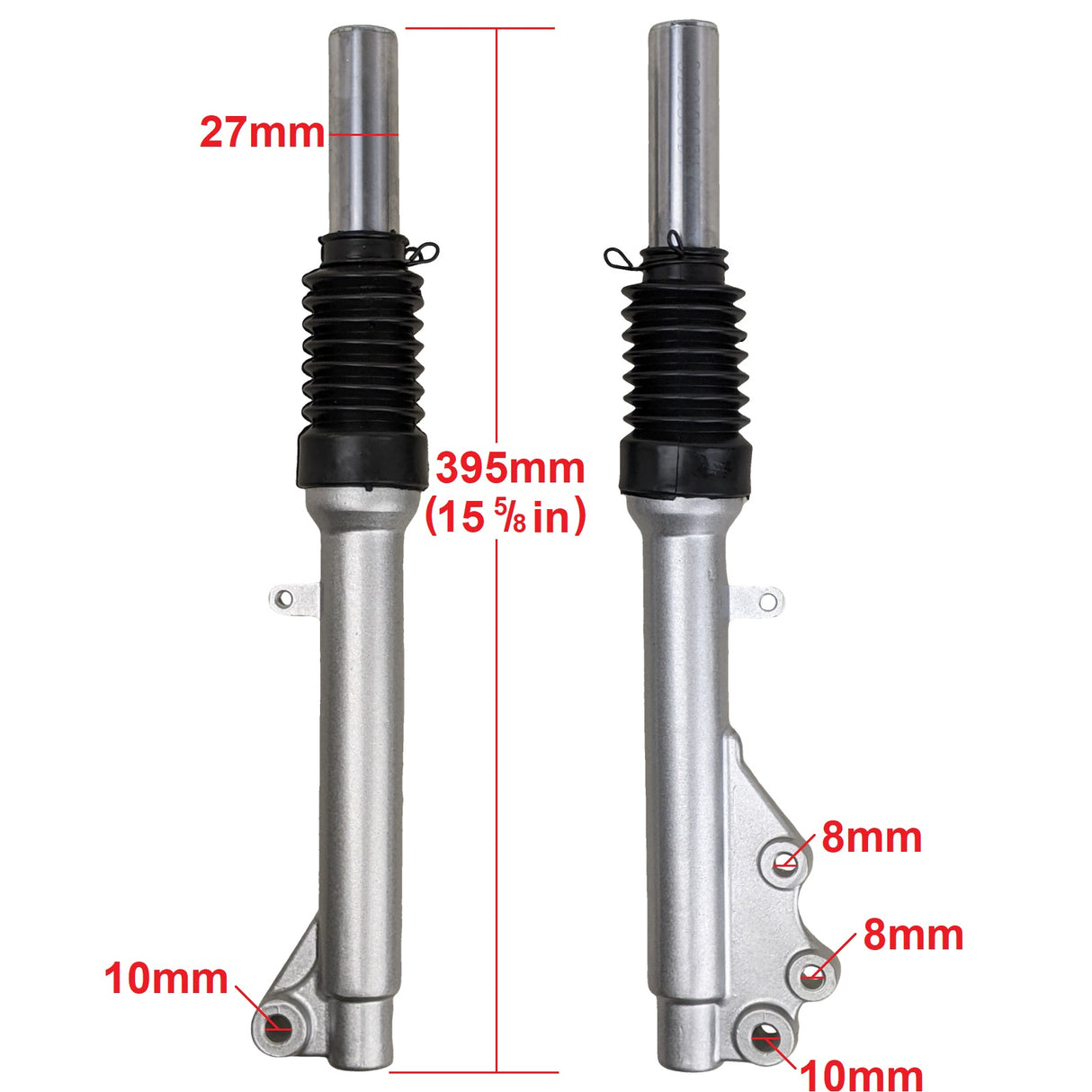 OEM Front Shock Absorber Assembly Set, for TaoTao ATM50A, ATM50A1, Pony 50 and Speedy 50 Scooter Moped