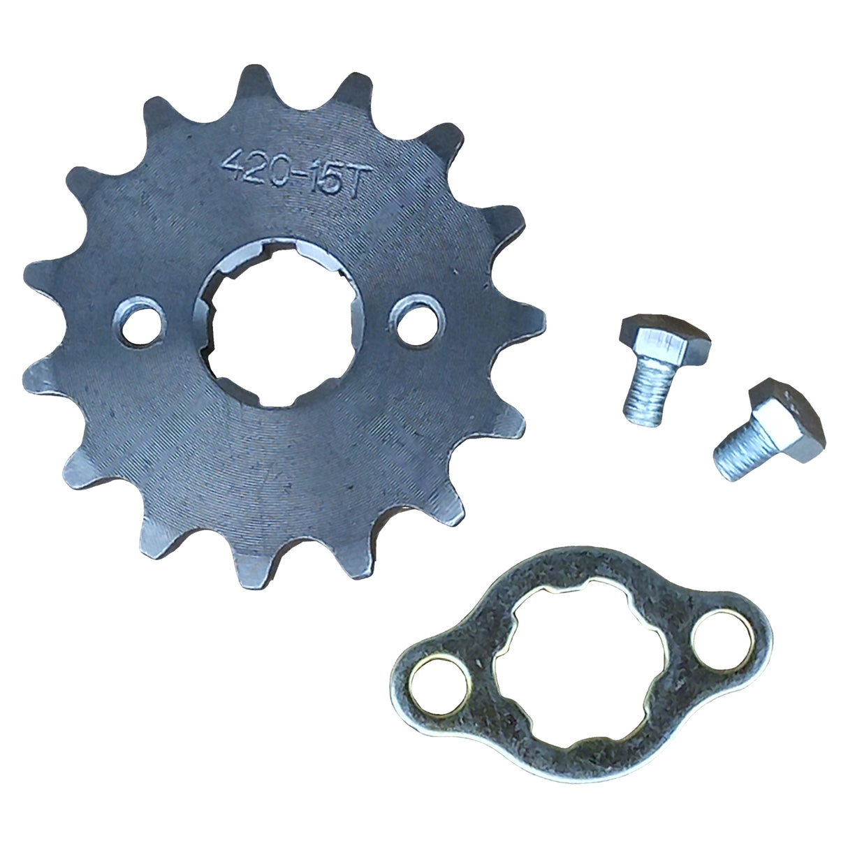 420-15T Front Engine Sprocket 20mm for 50cc-125cc Dirt Pit Mini Bike ATV Go Kart 4-Wheeler Moped