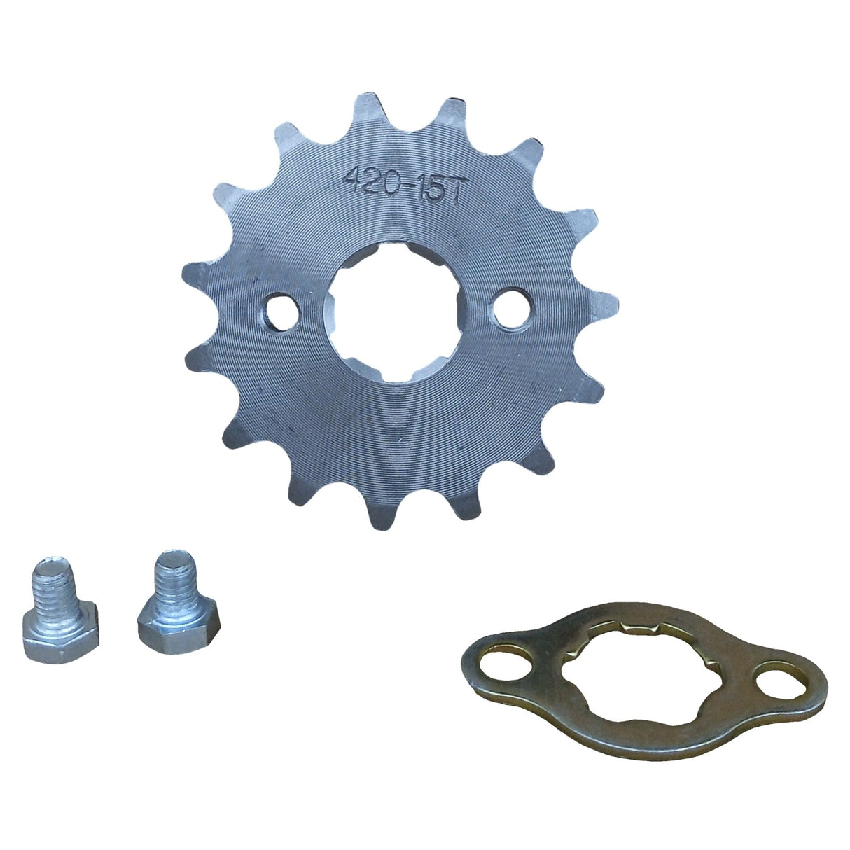 420-15T Front Engine Sprocket 20mm for 50cc-125cc Dirt Pit Mini Bike ATV Go Kart 4-Wheeler Moped