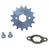 420-15T Front Engine Sprocket 20mm for 50cc-125cc Dirt Pit Mini Bike ATV Go Kart 4-Wheeler Moped