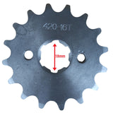 420-16T 20mm Front Chain Engine Sprocket for 110cc-150cc Dirt Pit Bike Mini Bike TaoTao Roketa Coolster ATV Quad 4 Wheeler