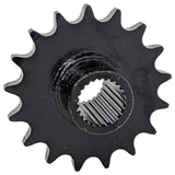 530 Chain 17 Tooth Front Engine Sprocket with 24 splines for 150cc-200cc GY6 Engine