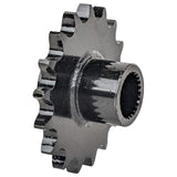 530 Chain 17 Tooth Front Engine Sprocket with 24 splines for 150cc-200cc GY6 Engine