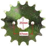 25mm GY6 150cc 170cc Engine Sprocket 17 Teeth for Engines with Internal Reverse