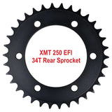 Rear Sprocket 520 34T Drive Chain Jonway XMT 250 EFI