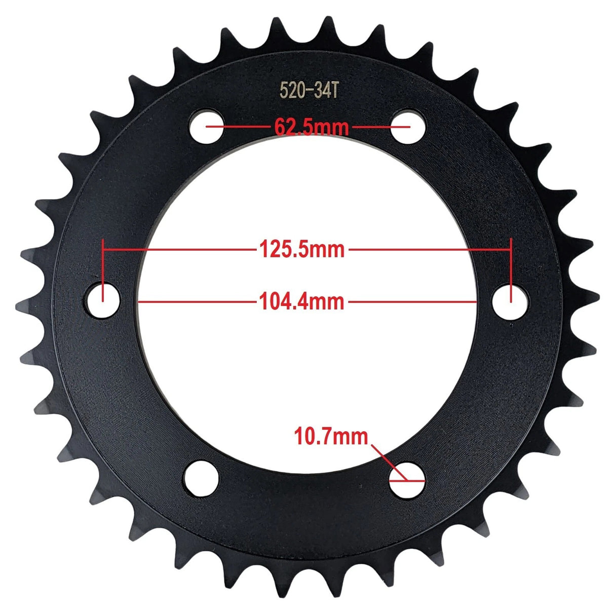 Rear Sprocket 520 34T Drive Chain Jonway XMT 250 EFI