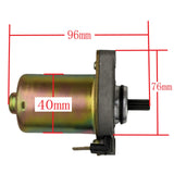 Starter Motor 10T for Eton ATV 50cc Axl-50 Nxl-50 Rxl-50 Viper Lightning Compatibal with Arrowhead SMU0272