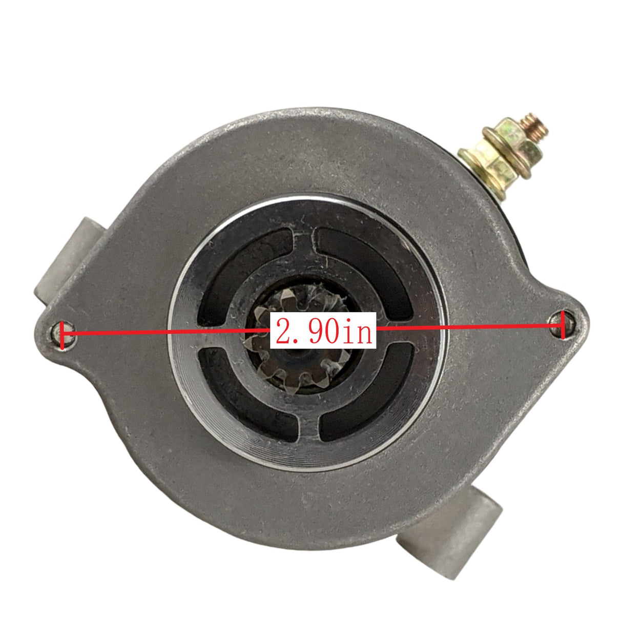 Starter Motor Assembly 9Teeth Compatible with 50cc 70cc 90cc 110cc 125cc 4-Stroke Engines Fits TaoTao Roketa