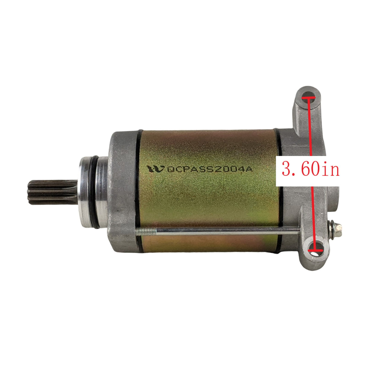 Starter Motor Assembly 9Teeth Compatible with 50cc 70cc 90cc 110cc 125cc 4-Stroke Engines Fits TaoTao Roketa