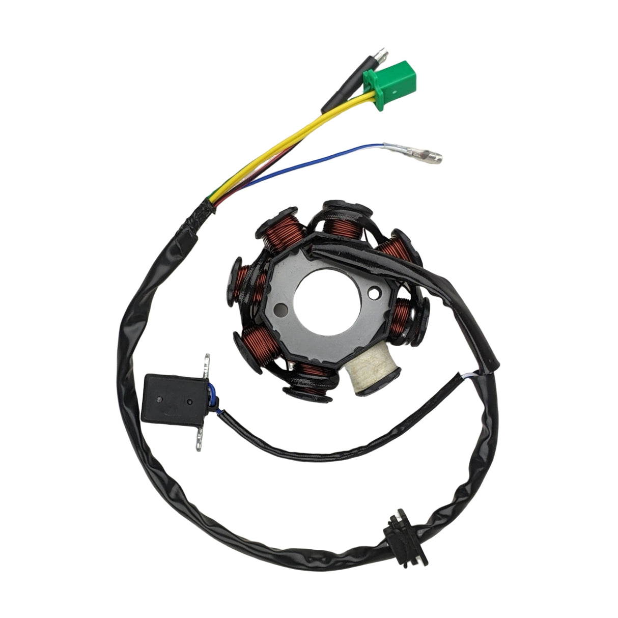 Stator Magneto - 8-Coil 5-Wire - GY6 50cc Scooter - Version GY6-125-8