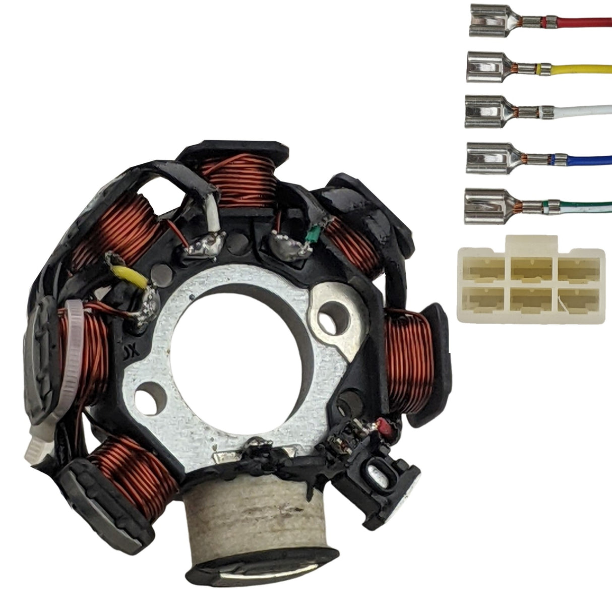Stator Magneto - 7 1/2 Coil AC 5-Wire - CG 125cc 150cc - Version CG