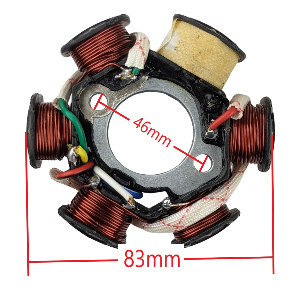 Stator Magneto - 6-Coil  5-Wire - GY6-125 125cc 150cc Models