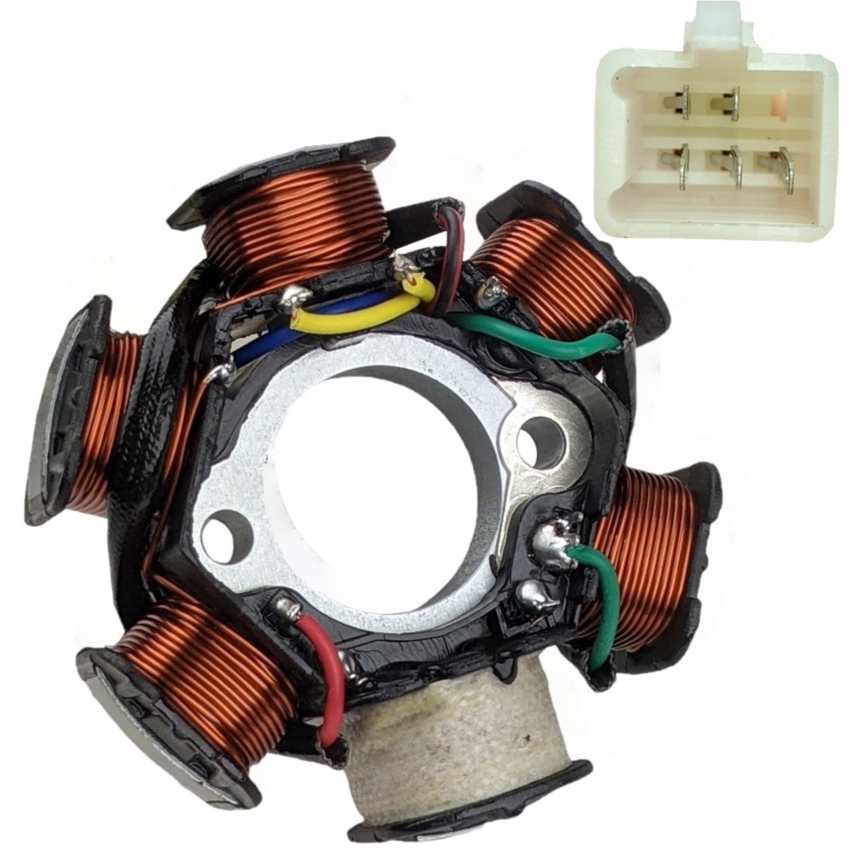Stator Magneto - 6 Coil AC - 5-Wire - 110cc 125cc Dirt Bike Apollo