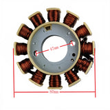 Stator Magneto DC - 12 Coil - 5 Wire - GY6 125cc-150cc - Supermach ATV CT125 125cc