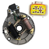 Stator Magneto - 2 Coil 5-Wire - 50cc-125cc - Version JH70 Coolster Dirt Bike Plug