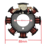 8-Coil Stator Magneto Plate with 5 Wire Plug for CG 125cc-250cc 4 Stroke ATV Quad Dune Buggy Dirt Bike TaoTao Scooter