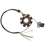8-Coil Stator Magneto Plate with 5 Wire Plug for CG 125cc-250cc 4 Stroke ATV Quad Dune Buggy Dirt Bike TaoTao Scooter