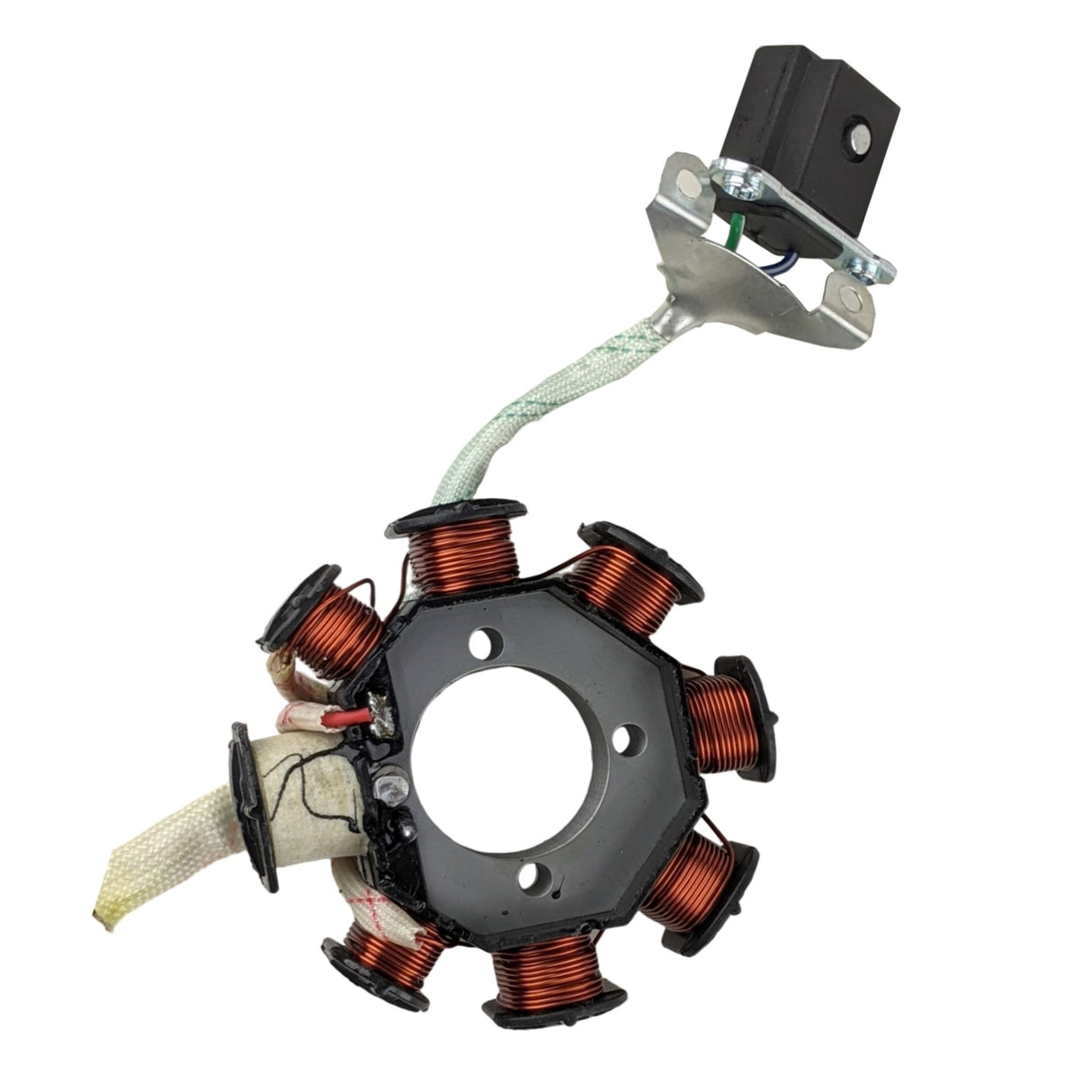 8-Coil Stator Magneto Plate with 5 Wire Plug for CG 125cc-250cc 4 Stroke ATV Quad Dune Buggy Dirt Bike TaoTao Scooter