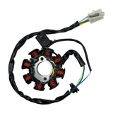 8-Coil Stator Magneto 4-Wire for Scooter Moped ATV