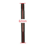 Cylinder Head Studs & Exhaust Nuts M6-1.0x63 M8-1.25x32 for GY6-B 4-Stroke 200cc 1P63QML EFI Engines