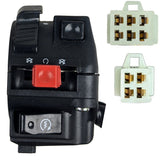 Handlebar Switch - 10 Wire - Left - No Choke