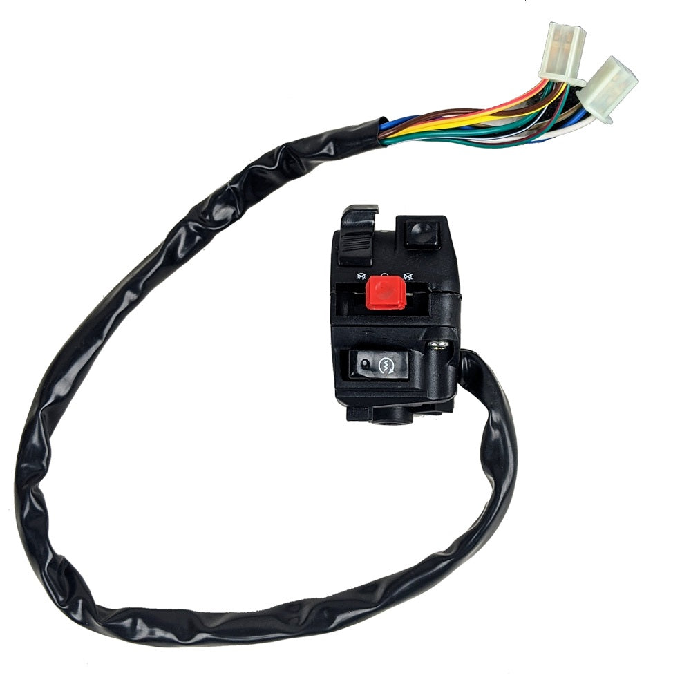 Handlebar Switch - 10 Wire - Left - No Choke