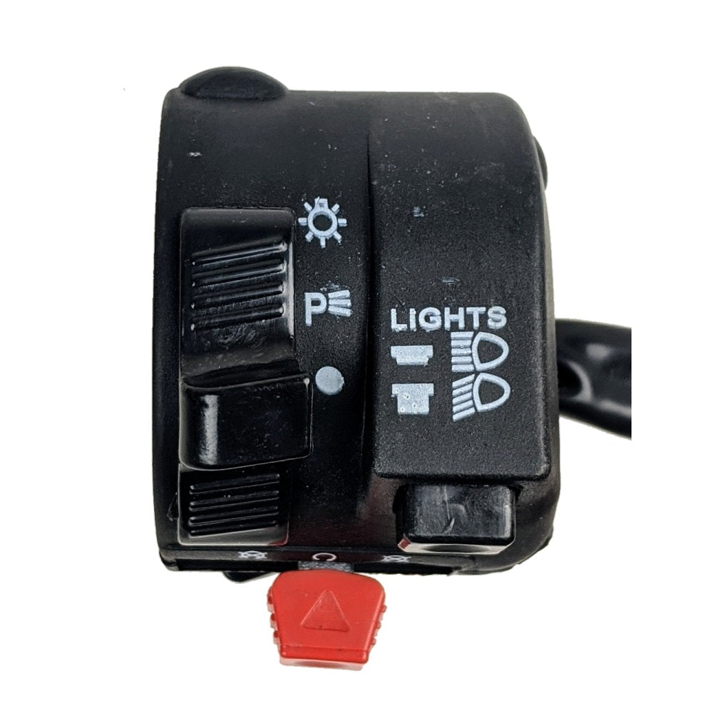 Handlebar Switch - 10 Wire - Left - No Choke