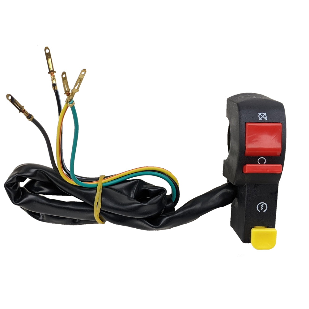 Handlebar Start Kill Switch - 4 Wire - Right