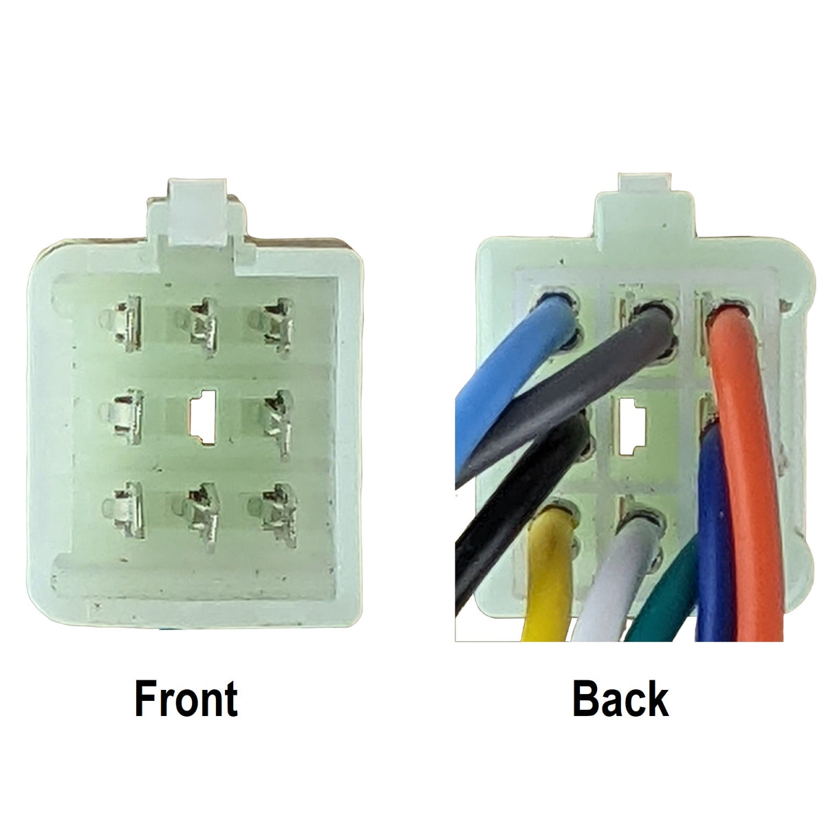 Left Handlebar Horn Turn Signal Hi-Lo Headlight Switch - 8-wire - Version-MC-54-250B