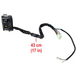 Left Handlebar Horn Turn Signal Hi-Lo Headlight Switch - 8-wire - Version-MC-54-250B