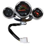 Motorcycle Gauge Cluster Speedometer Odometer Fuel Temp Indicator for 50cc 125cc 150cc Chinese Scooter