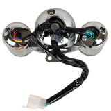 Motorcycle Gauge Cluster Speedometer Odometer Fuel Temp Indicator for 50cc 125cc 150cc Chinese Scooter