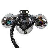 Motorcycle Gauge Cluster Speedometer Odometer Fuel Temp Indicator for 50cc 125cc 150cc Chinese Scooter