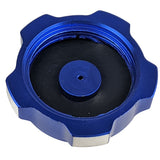 RedCap Blue Aluminum Alloy Motorcycle Gas Fuel Petrol Tank Cap with Breather Valve For 50cc, 70cc, 90cc, 110cc, 125cc, 140cc, 150cc, Chinese Pit Dirt Bikes CRF50, CRF70 - Sleek & Stylish Design
