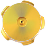 RedCap Sleek Gold Motorcycle Gas Fuel Petrol Tank Cap with Breather Valve For 50cc, 70cc, 90cc, 110cc, 125cc, 140cc, 150cc Chinese Pit Dirt Bikes CRF50, CRF70 - Crafted with Durable CNC Aluminum Alloy