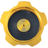RedCap Sleek Gold Motorcycle Gas Fuel Petrol Tank Cap with Breather Valve For 50cc, 70cc, 90cc, 110cc, 125cc, 140cc, 150cc Chinese Pit Dirt Bikes CRF50, CRF70 - Crafted with Durable CNC Aluminum Alloy