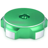 RedCap Green Aluminum Alloy Motorcycle Gas Fuel Petrol Tank Cap with Breather Valve For 50cc, 70cc, 90cc, 110cc, 125cc, 140cc, 150cc, Chinese Pit Dirt Bikes CRF50, CRF70 - Sleek & Stylish Design