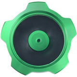 RedCap Green Aluminum Alloy Motorcycle Gas Fuel Petrol Tank Cap with Breather Valve For 50cc, 70cc, 90cc, 110cc, 125cc, 140cc, 150cc, Chinese Pit Dirt Bikes CRF50, CRF70 - Sleek & Stylish Design