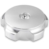 RedCap Silver CNC Aluminum Alloy Motorcycle Gas Fuel Petrol Tank Cap with Breather Valve for CRF50, CRF70 Pit Dirt Bikes Fit in 50cc, 70cc, 90cc, 110cc, 125cc, 140cc, 150cc, Chinese Pit Dirt Bikes