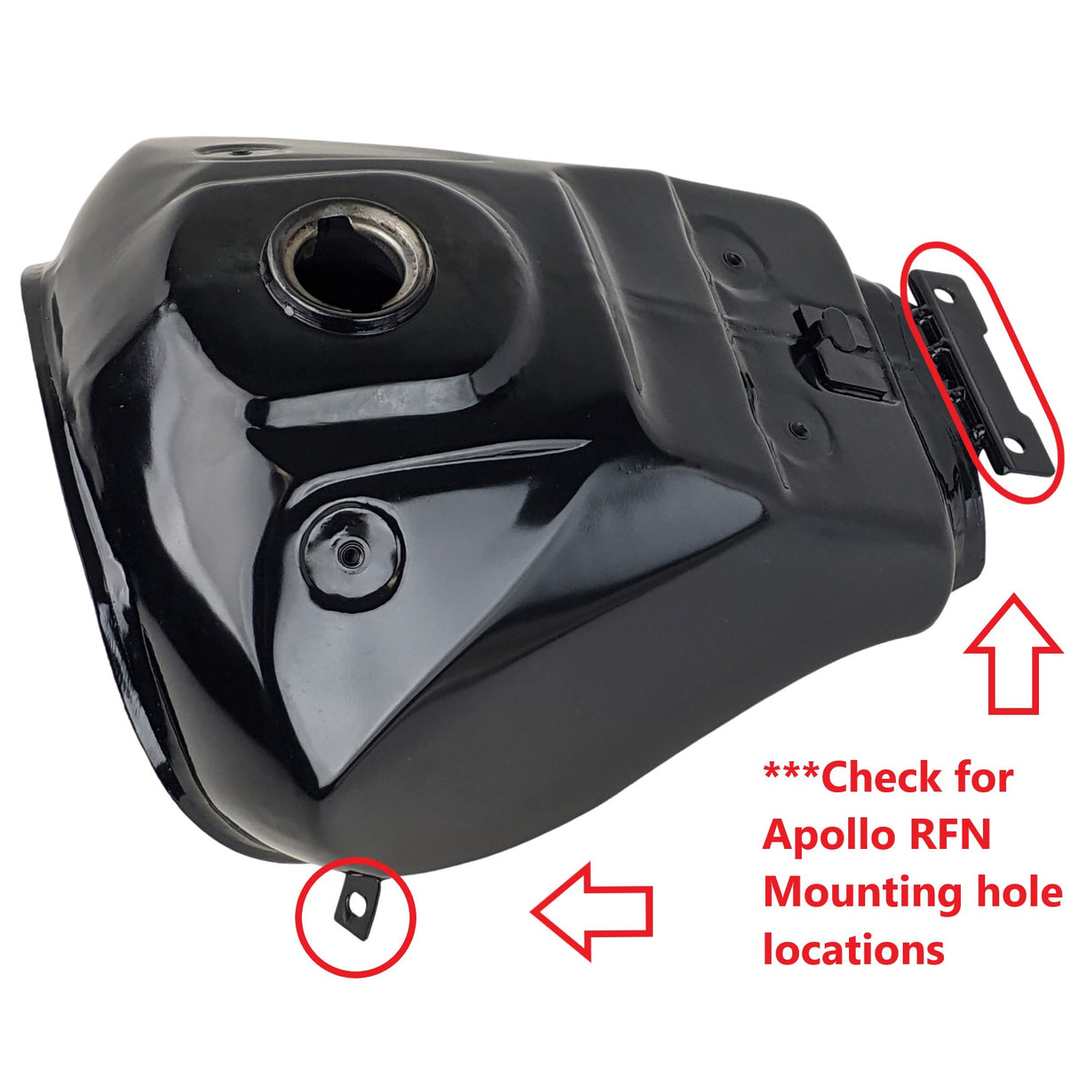 Gas Tank & Locking Cap - Apollo RFN T20 Z20 125cc Dirt Bikes - Version RFN