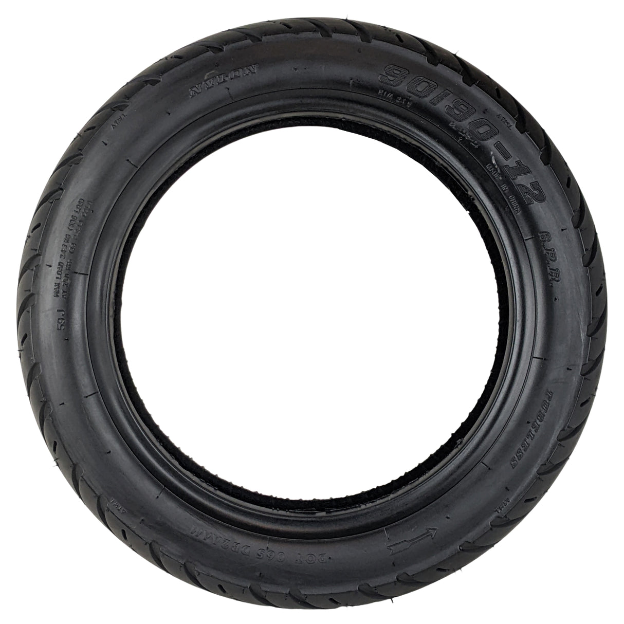 90/90-12 Tubeless Front or Rear Street Tread Scooter Tire for TVS Jupiter Hero Electric Optima HX/Photon HX Honda Activa 125