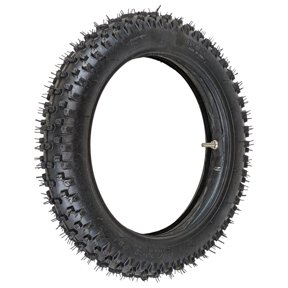 Front 60/100-12 Tire with 2.75-12 Inner Tube Kit for 50cc-125cc Off Road Motocross CRF Dirt Pit Bikes