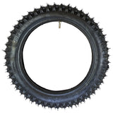 Front 60/100-12 Tire with 2.75-12 Inner Tube Kit for 50cc-125cc Off Road Motocross CRF Dirt Pit Bikes
