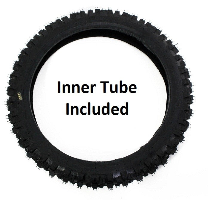 Tire, Dirt Bike 60/100-14 w/ inner tube