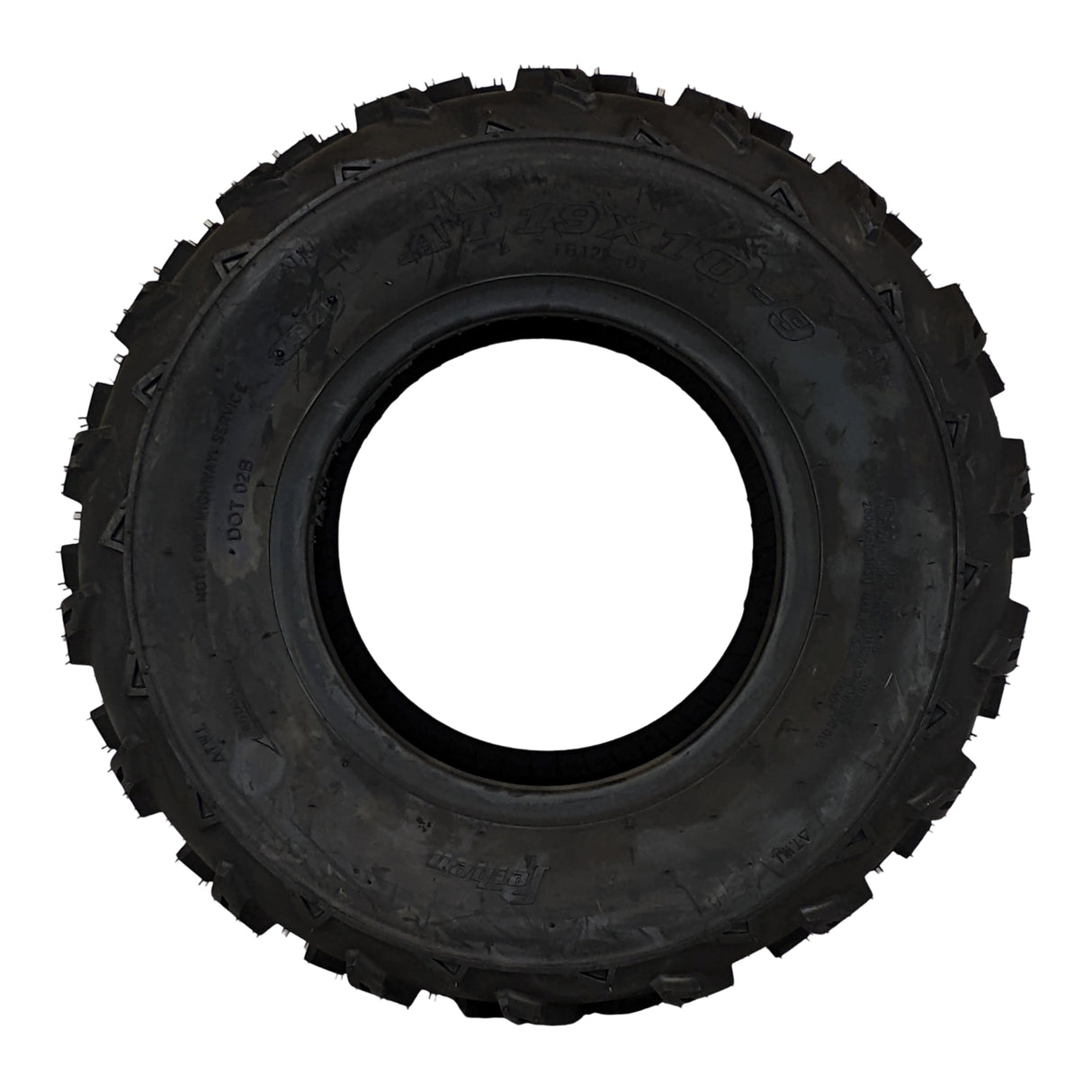 9 Inch Rear 19x10-9 Tubeless Tire - Specifically Designed for 9 Inch Rear Wheel Rim ATV, UTV, Buggy for Optimal Performance Superior Grip & Longevity (Pack of 1)