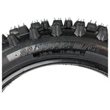 80/100-12 Rear Tire with 3.00-12 Inner Tube - for Off Road Motocross 90cc-125cc, CRF, SSR, SDG, CRF70, CRF110, XR70 Dirt Pit Bikes